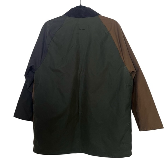 Barbour by Alexa Chung Colorblock Patch Waxed Jacket US 4 - Picture 2 of 16
